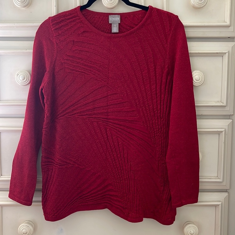 Euc Chico’s Long Sleeve Sweater.